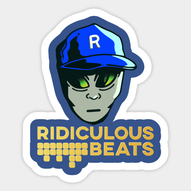 Ridiculous Beats Alien Sticker by ridiculousbeats